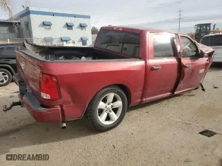 2014 Ram 1500 Tradesman with VIN 1C6RR6KG5ES424092, listed as a Copart auction lot 41618445 with 0 mi miles and Salvage Title. Bid and sale history available at carsss.com. Image 3.