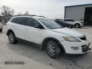 2008 Mazda CX-9 Grand Touring with VIN JM3TB38A680150350, listed as a Copart auction lot 46685515 with 228,987 mi miles and Salvage Title. Bid and sale history available at DreamBid. Image 4.