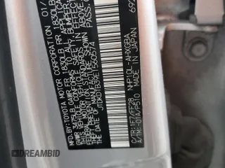 2014 Toyota Prius One with VIN JTDKDTB39E1560574, listed as a Copart auction lot 50197805 with 226,119 mi miles and Salvage Title. Bid and sale history available at DreamBid. Image 13.