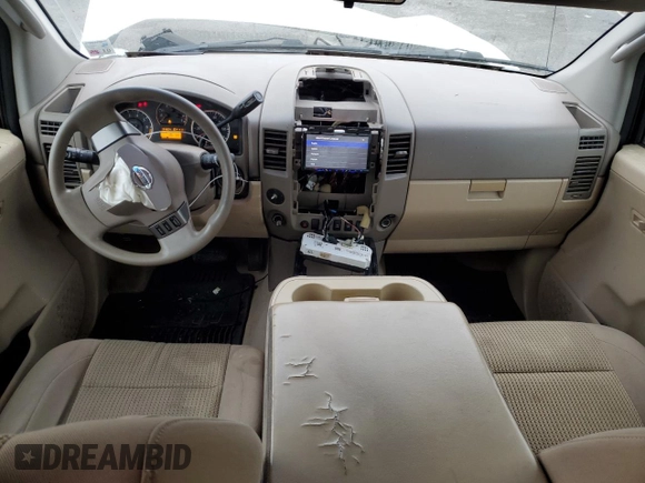 2010 Nissan Titan SE with VIN 1N6BA0EK5AN301767, listed as a Copart auction lot 44746555 with 134,824 mi miles and Salvage Title. Bid and sale history available at DreamBid. Image 8.