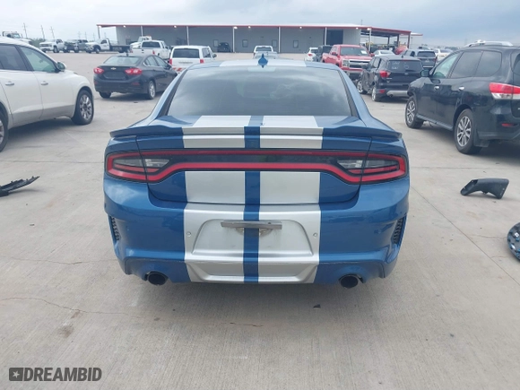 2020 Dodge Charger Scat Pack with VIN 2C3CDXGJ5LH185742, listed as a IAAI auction lot 40755140 with 1 mi miles. Bid and sale history available at carsss.com. Image 16.