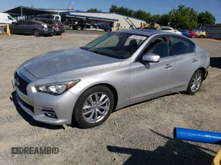 2017 Infiniti Q50 Premium z VIN JN1EV7AP8HM736591, wystawiony jako Copart lot #61057445 z przebiegiem 52 999 mil mil oraz Szkoda całkowita • Salvage title. Historia ofert i sprzedaży dostępna na DreamBid. Obrazek 1.