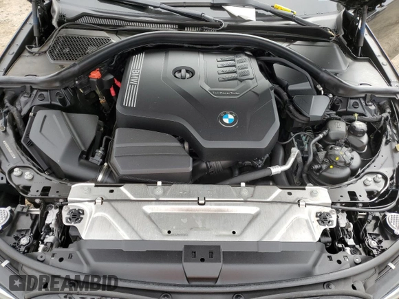2022 BMW 3 Series 330i with VIN 3MW5R1J06N8C45380, listed as a Copart auction lot 50214105 with 49,995 mi miles and Salvage Title. Bid and sale history available at carsss.com. Image 11.