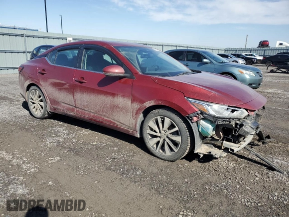 2023 Nissan Sentra SV with VIN 3N1AB8CV2PY227181, listed as a Copart auction lot 49400985 with 90,062 mi miles and Salvage Title. Bid and sale history available at carsss.com. Image 4.
