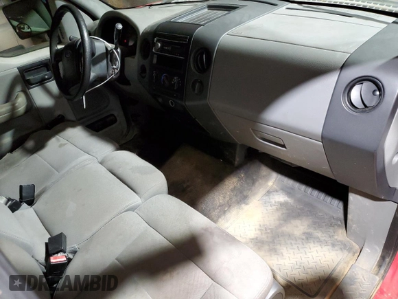 2006 Ford F-150 STX with VIN 1FTRF02296KA94302, listed as a Copart auction lot 89078895 with 184,750 mi miles and Salvage title. Bid and sale history available at DreamBid. Image 8.