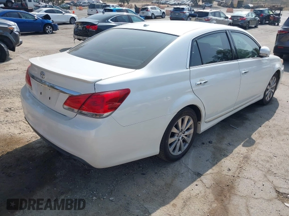2011 Toyota Avalon with VIN 4T1BK3DB7BU428543, listed as a IAAI auction lot 42598653 with 139,978 mi miles and . Bid and sale history available at DreamBid. Image 4.