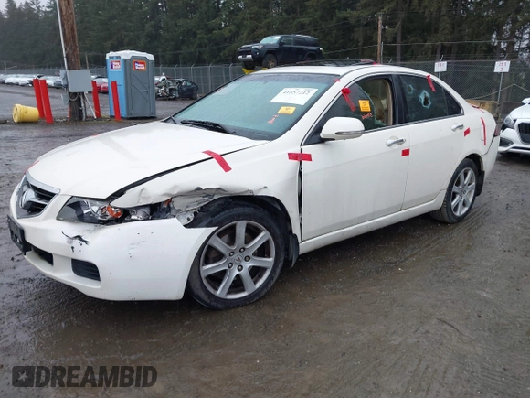2004 Acura TSX w/Navigation with VIN JH4CL96924C009543, listed as a IAAI auction lot 41857212 with 1 mi miles. Bid and sale history available at carsss.com. Image 2.
