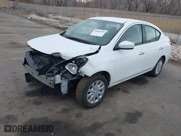 2016 Nissan Versa S with VIN 3N1CN7APXGL808164, listed as a IAAI auction lot 41815979 with 169,000 mi miles. Bid and sale history available at carsss.com. Image 18.