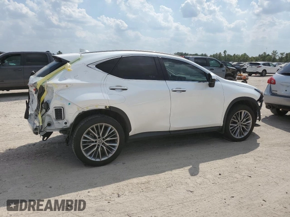 2022 Lexus NX 350h Luxury with VIN JTJHKCEZ9N2005048, listed as a Copart auction lot 71649334 with 23,066 mi miles and Salvage Title. Bid and sale history available at DreamBid. Image 3.