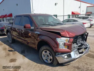 2015 Ford F-150 XL with VIN 1FTEW1CP6FKD78887, listed as a IAAI auction lot 40587959 with 143,994 mi miles. Bid and sale history available at carsss.com. Image 1.