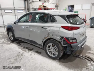 2023 Hyundai Kona SE with VIN KM8K2CAB2PU013965, listed as a IAAI auction lot 41572552 with 39,557 mi miles. Bid and sale history available at carsss.com. Image 3.
