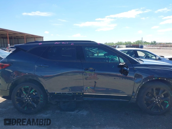 2019 Chevrolet Blazer RS with VIN 3GNKBJRS3KS623175, listed as a IAAI auction lot 42211655 with 85,266 mi miles and . Bid and sale history available at DreamBid. Image 13.