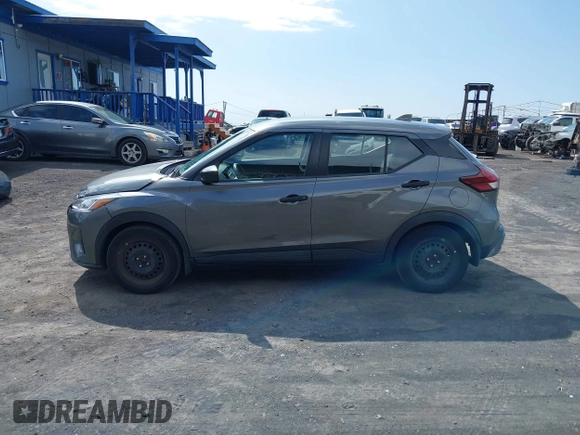 2021 Nissan Kicks S with VIN 3N1CP5BV6ML544383, listed as a IAAI auction lot 41745364 with 46,387 mi miles. Bid and sale history available at carsss.com. Image 14.