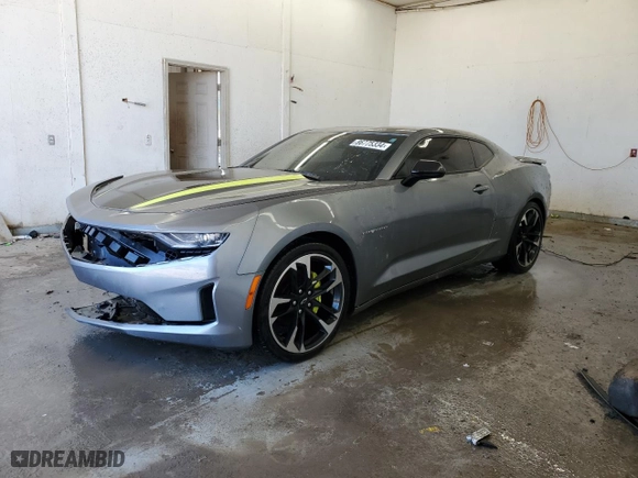2021 Chevrolet Camaro 2LT with VIN 1G1FD1RX5M0131850, listed as a Copart auction lot 86775334 with 80,777 mi miles and Clean Title. Bid and sale history available at carsss.com. Image 1.