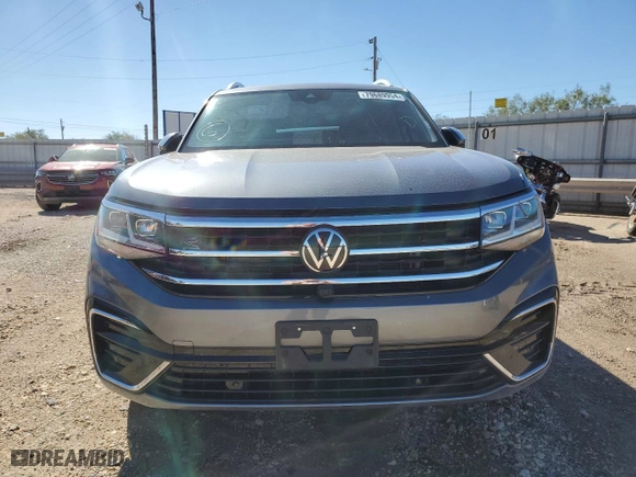 2023 Volkswagen Atlas 3.6L V6 SEL Premium R-Line with VIN 1V2FR2CA6PC513342, listed as a Copart auction lot 79689954 with 33,473 mi miles and Salvage Title. Bid and sale history available at carsss.com. Image 5.
