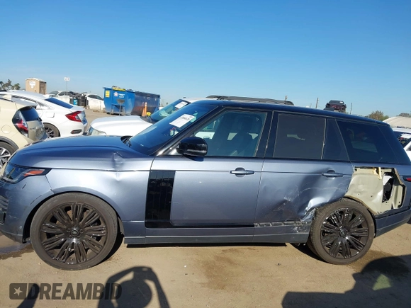 2022 Land Rover Range Rover Westminster with VIN SALGS2RU3NA467420, listed as a IAAI auction lot 42004620 with 38,138 mi miles and . Bid and sale history available at DreamBid. Image 14.