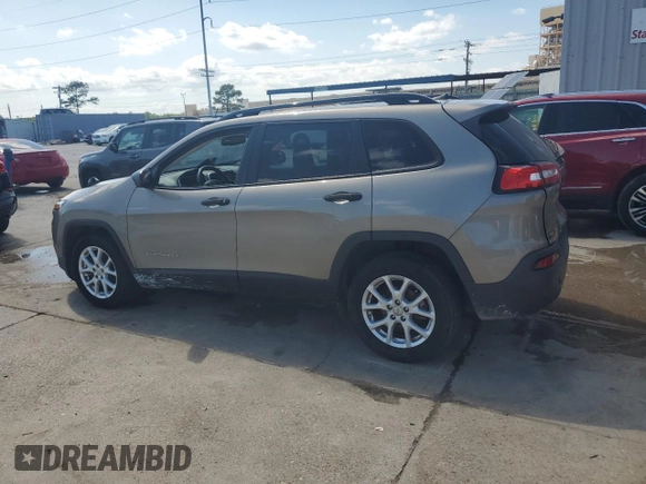 2017 Jeep Cherokee Sport with VIN 1C4PJLAB6HW643474, listed as a Copart auction lot 54386245 with 17,799 mi miles and Salvage Title. Bid and sale history available at carsss.com. Image 2.
