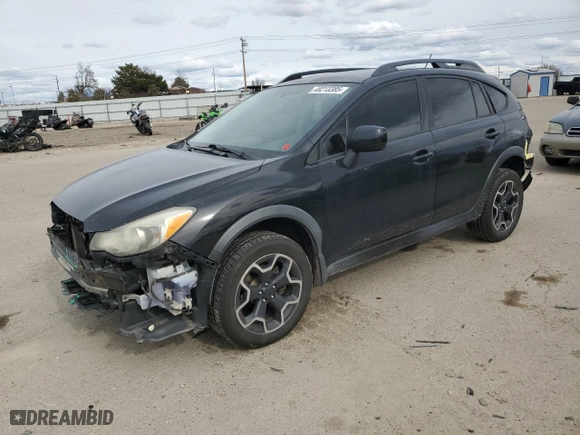 2014 Subaru XV Crosstrek Premium with VIN JF2GPAVC3E8275424, listed as a Copart auction lot 48213385 with 112,222 mi miles and Salvage Title. Bid and sale history available at carsss.com. Image 1.