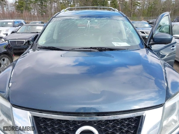 2015 Nissan Pathfinder Platinum with VIN 5N1AR2MM3FC665299, listed as a IAAI auction lot 41839483 with 176,585 mi miles. Bid and sale history available at carsss.com. Image 6.