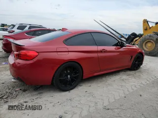 2015 BMW 4 Series 435i with VIN WBA3R1C52FK193827, listed as a Copart auction lot 64019715 with 111,582 mi miles and Salvage title. Bid and sale history available at DreamBid. Image 3.