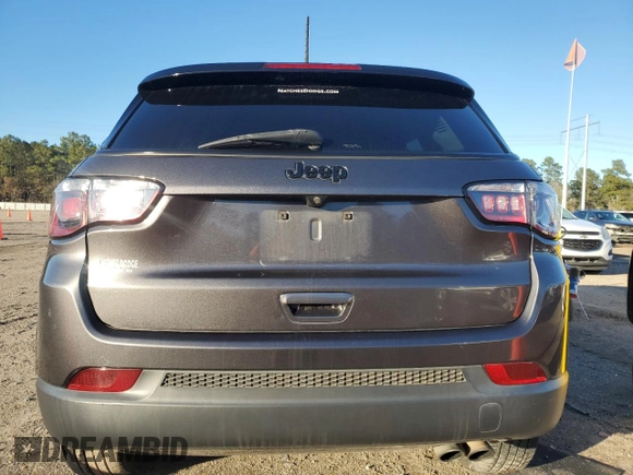 2020 Jeep Compass Altitude with VIN 3C4NJCBB5LT162538, listed as a Copart auction lot 87470904 with 86,156 mi miles and Salvage Title. Bid and sale history available at carsss.com. Image 6.