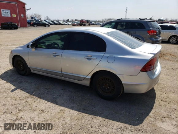 2008 Honda Civic LX with VIN 2HGFA16548H103317, listed as a Copart auction lot 53805405 with 168,899 mi miles and Salvage Title. Bid and sale history available at DreamBid. Image 2.
