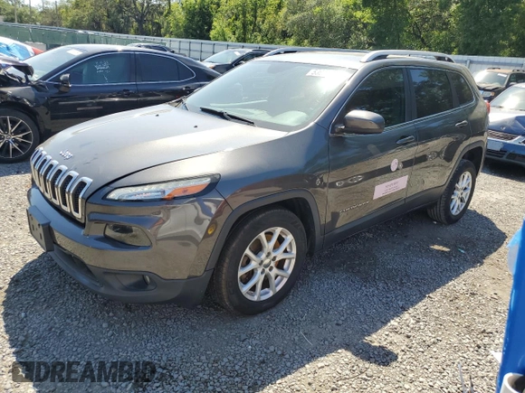 2017 Jeep Cherokee Latitude with VIN 1C4PJLCSXHW503344, listed as a Copart auction lot 53016925 with 95,358 mi miles and Salvage title. Bid and sale history available at DreamBid. Image 1.