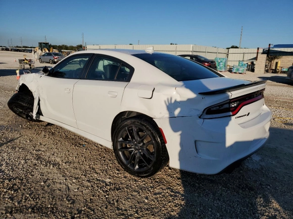 2022 Dodge Charger GT with VIN 2C3CDXMG3NH228700, listed as a Copart auction lot 81615314 with 7,864 mi miles and Non Repairable. Bid and sale history available at carsss.com. Image 2.