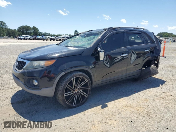 2013 Kia Sorento EX with VIN 5XYKU4A63DG316404, listed as a Copart auction lot 57867625 with 167,766 mi miles and Salvage title. Bid and sale history available at DreamBid. Image 1.