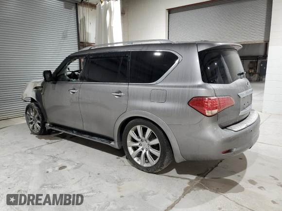 2013 Infiniti QX56 z VIN JN8AZ2NF2D9550941, wystawiony jako Copart lot #70451624 z przebiegiem Nie podano mil oraz Szkoda całkowita • Salvage title. Historia ofert i sprzedaży dostępna na DreamBid. Obrazek 2.