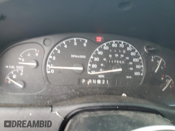 2000 Ford Explorer with VIN 1FMZU63X2YUA56061, listed as a Copart auction lot 45004465 with 117,860 mi miles and Salvage title. Bid and sale history available at DreamBid. Image 9.