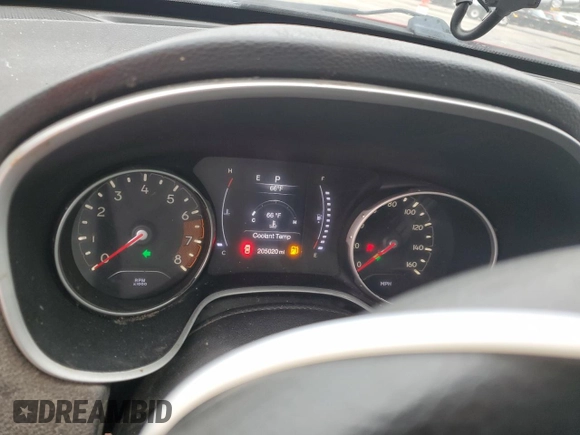 2019 Jeep Compass Sport with VIN 3C4NJCAB3KT676551, listed as a Copart auction lot 58426385 with 205,020 mi miles and Salvage title. Bid and sale history available at DreamBid. Image 9.