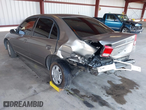 2005 Honda Civic LX with VIN JHMES16575S006171, listed as a IAAI auction lot 42173885 with 118,122 mi miles and . Bid and sale history available at DreamBid. Image 3.