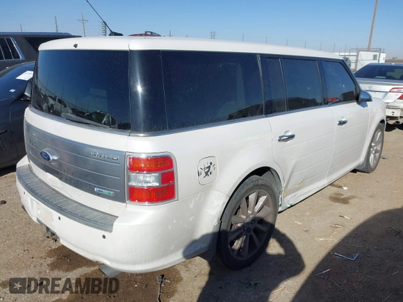 2011 Ford Flex Limited w/Ecoboost with VIN 2FMHK6DT8BBD02444, listed as a IAAI auction lot 41354214 with 225,665 mi miles. Bid and sale history available at carsss.com. Image 4.
