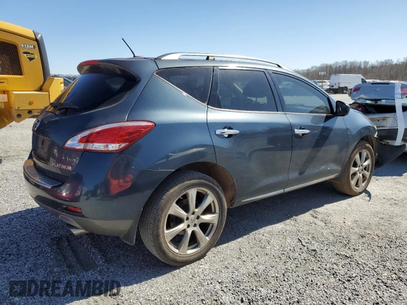 2014 Nissan Murano LE z VIN JN8AZ1MU3EW416193, wystawiony jako Copart lot #49491165 z przebiegiem 153 329 mil mil oraz Szkoda całkowita • Salvage title. Historia ofert i sprzedaży dostępna na DreamBid. Obrazek 3.