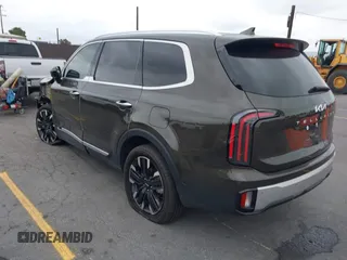 2024 Kia Telluride SX Prestige X-Line with VIN 5XYP5DGC2RG417456, listed as a IAAI auction lot 42110480 with 20,099 mi miles and . Bid and sale history available at DreamBid. Image 3.