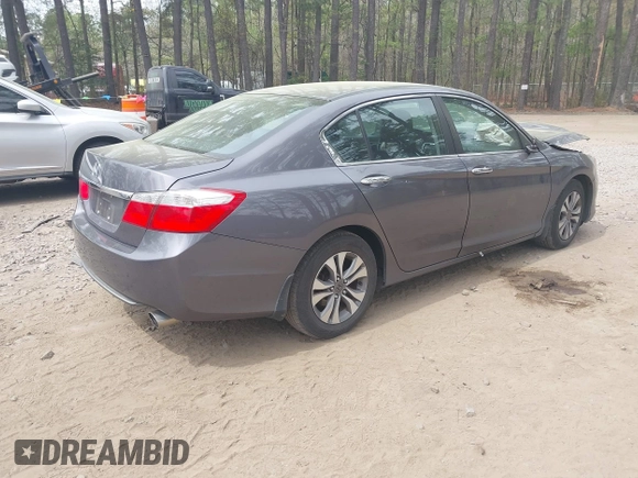 2014 Honda Accord LX with VIN 1HGCR2F39EA276499, listed as a IAAI auction lot 41961657 with 250,576 mi miles and . Bid and sale history available at DreamBid. Image 4.
