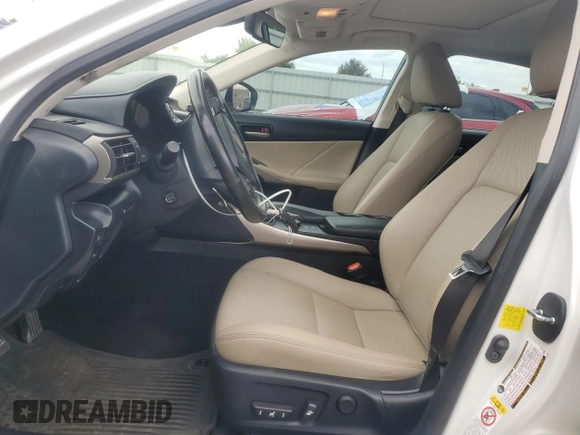 2018 Lexus IS 300 with VIN JTHC81D23J5028658, listed as a Copart auction lot 61391055 with 42,566 mi miles and Salvage title. Bid and sale history available at DreamBid. Image 7.