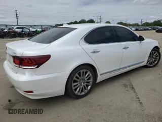 2017 Lexus LS with VIN JTHBL5EF3H5145752, listed as a Copart auction lot 55567714 with 55,549 mi miles and Salvage Title. Bid and sale history available at carsss.com. Image 3.