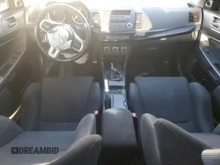 2012 Mitsubishi Lancer Evolution GSR with VIN JA32W8FV7CU030939, listed as a Copart auction lot 45256925 with 201,983 mi miles and Salvage Title. Bid and sale history available at carsss.com. Image 8.