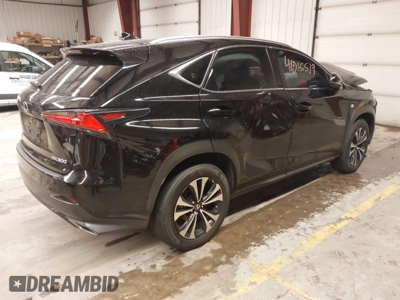 2020 Lexus NX with VIN JTJSARDZ5L2235082, listed as a IAAI auction lot 41015519 with 71,587 mi miles. Bid and sale history available at carsss.com. Image 4.