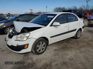 2009 Kia Rio LX with VIN KNADE223396477003, listed as a Copart auction lot 44943675 with 174,791 mi miles and Salvage Title. Bid and sale history available at carsss.com. Image 1.