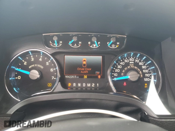 2013 Ford F-150 XL with VIN 1FTFW1ET2DKD16172, listed as a Copart auction lot 44027744 with 164,220 mi miles and Salvage Title. Bid and sale history available at carsss.com. Image 9.