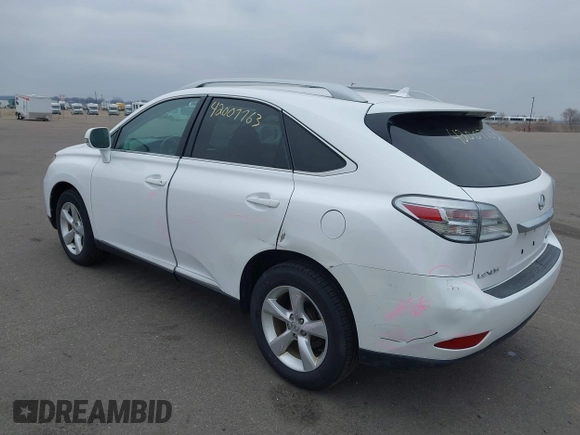 2010 Lexus RX 350 with VIN 2T2BK1BA3AC031003, listed as a IAAI auction lot 42007763 with 252,595 mi miles. Bid and sale history available at carsss.com. Image 3.