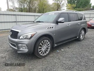2015 Infiniti QX80 with VIN JN8AZ2NF2F9573672, listed as a Copart auction lot 51086165 with 138,104 mi miles and Clean Title. Bid and sale history available at carsss.com. Image 1.