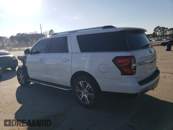 2022 Ford Expedition Max Limited with VIN 1FMJK1KT5NEA26076, listed as a Copart auction lot 43152995 with 80,413 mi miles and Salvage title. Bid and sale history available at DreamBid. Image 2.