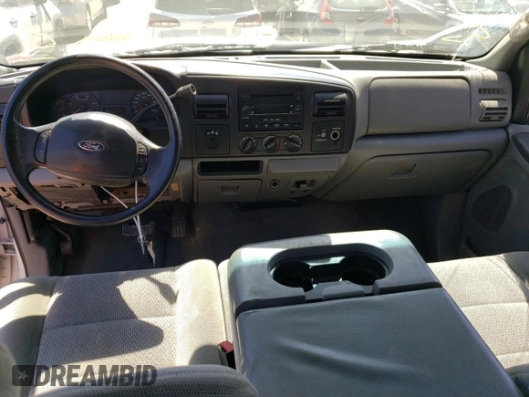 2007 Ford F-250 XL with VIN 1FTSX21P47EA14492, listed as a Copart auction lot 58109894 with 141,104 mi miles and Salvage Title. Bid and sale history available at DreamBid. Image 8.