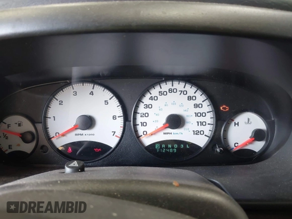 2002 Dodge Stratus SE with VIN 1B3EL36R72N191069, listed as a IAAI auction lot 40253788 with 112,489 mi miles and . Bid and sale history available at DreamBid. Image 7.
