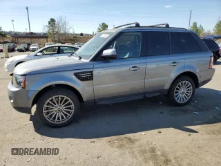 2012 Land Rover Range Rover Sport HSE with VIN SALSF2D44CA757779, listed as a Copart auction lot 49376865 with 0 mi miles and Salvage Title. Bid and sale history available at carsss.com. Image 1.