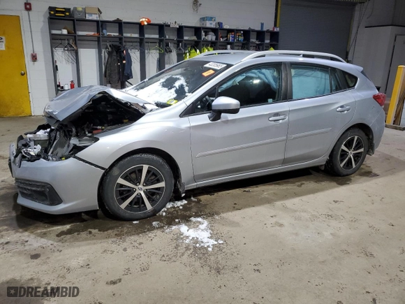 2020 Subaru Impreza Premium with VIN 4S3GTAV62L3716572, listed as a Copart auction lot 43205965 with 0 mi miles and Salvage Title. Bid and sale history available at carsss.com. Image 1.